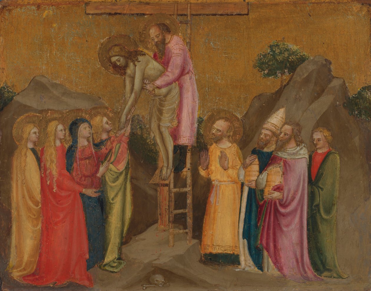 Laskeutuminen ristiltä, 1300-luku. tekijältä Stefano d