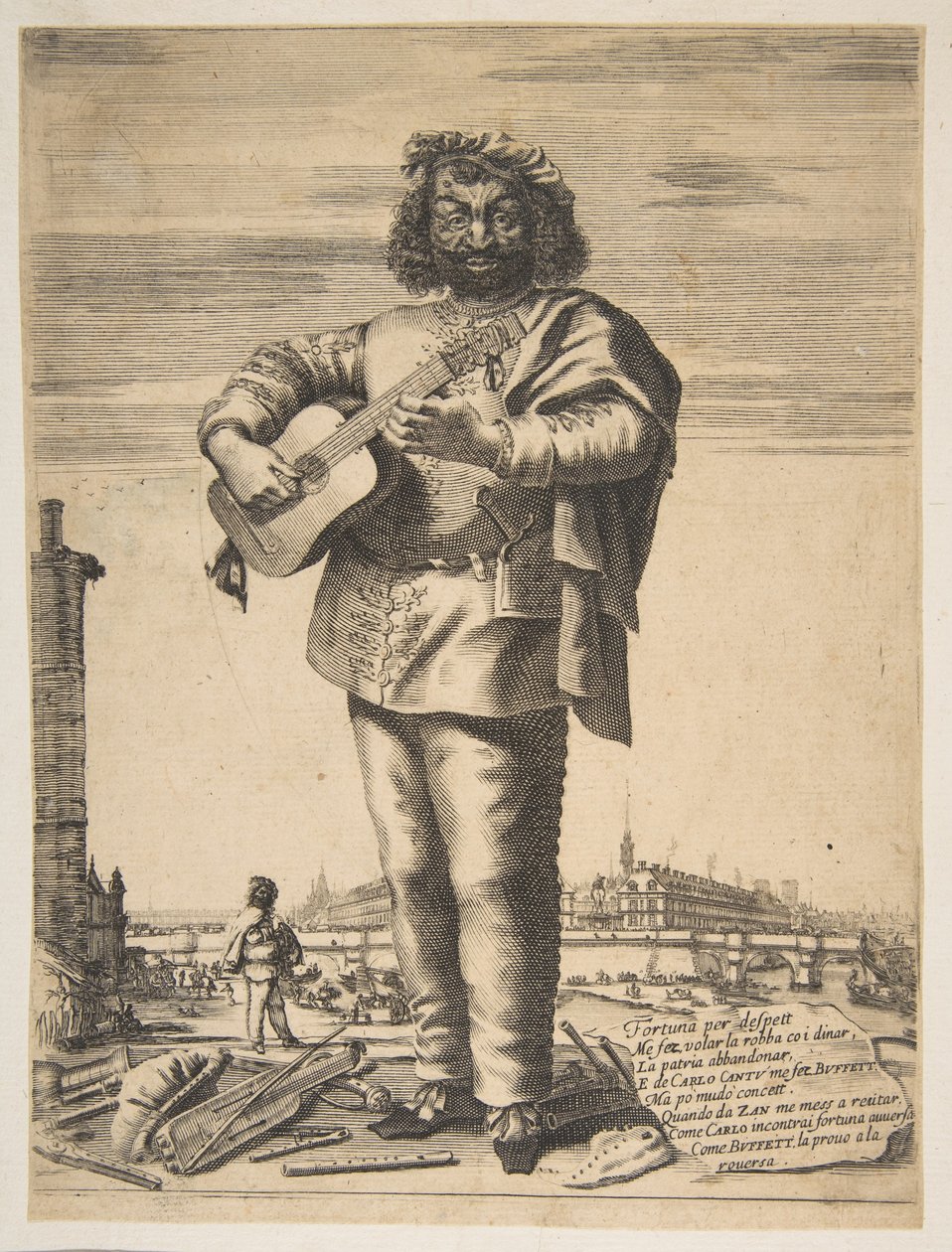 Carlo Cantu kutsui Buffettoa, 1646. Tekijät: Stefano della Bella, Jean Couvay. tekijältä Stefano della Bella, Jean Couvay