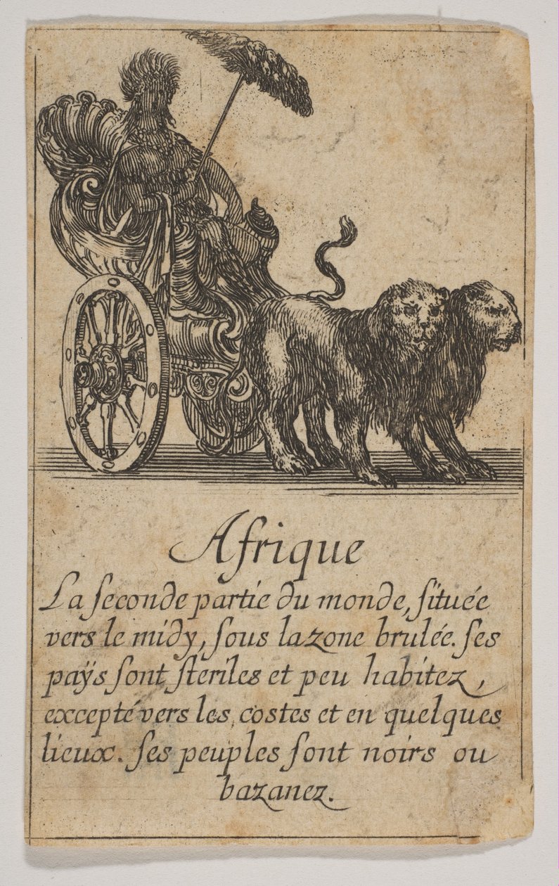 Afrikka, 1644. tekijältä Stefano della Bella