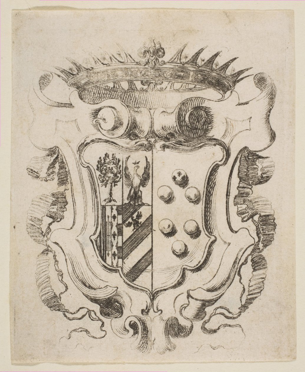 Medicien aseet Della Roveren kanssa, 1637. tekijältä Stefano della Bella