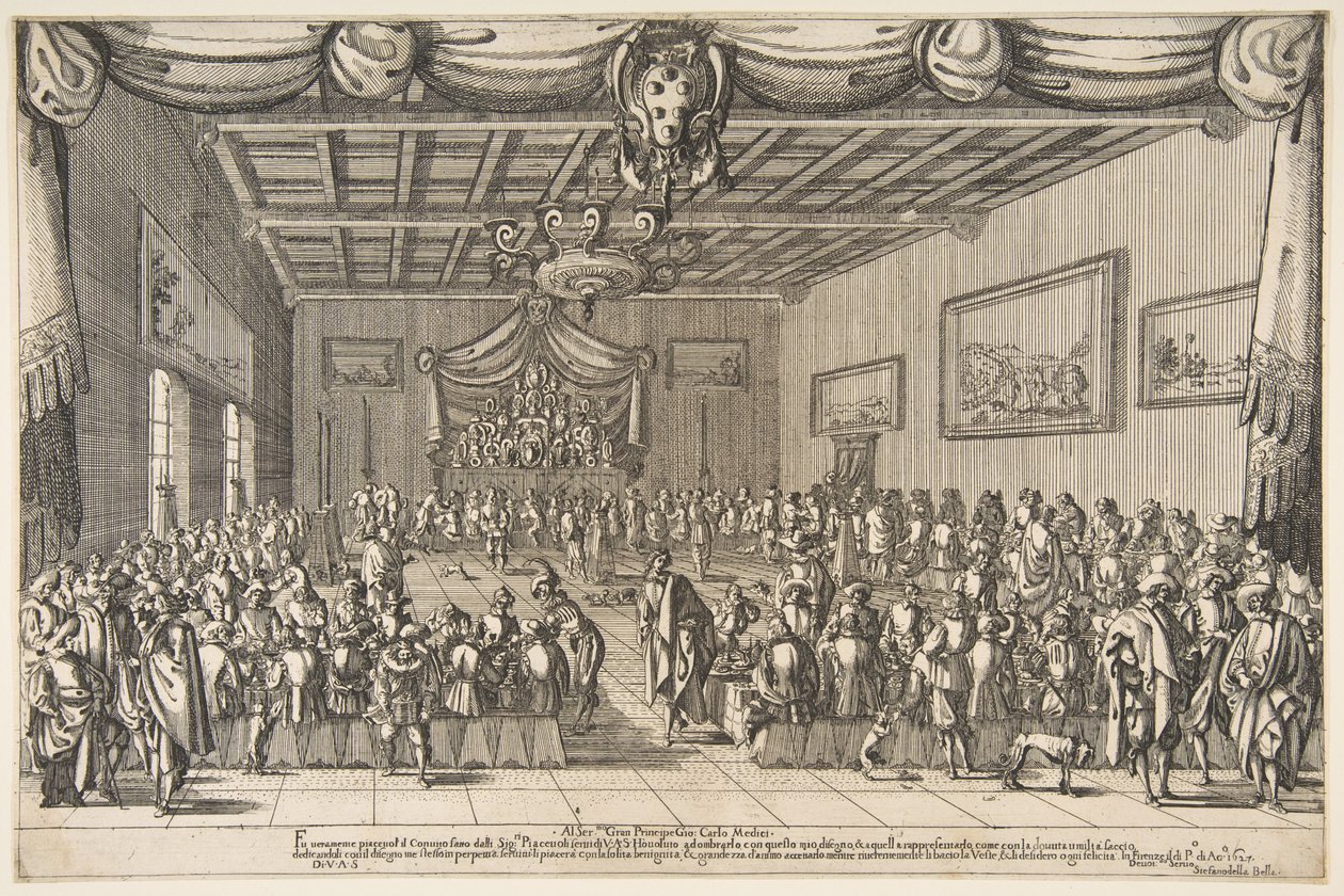 Pleasantin juhla, 1627. tekijältä Stefano della Bella