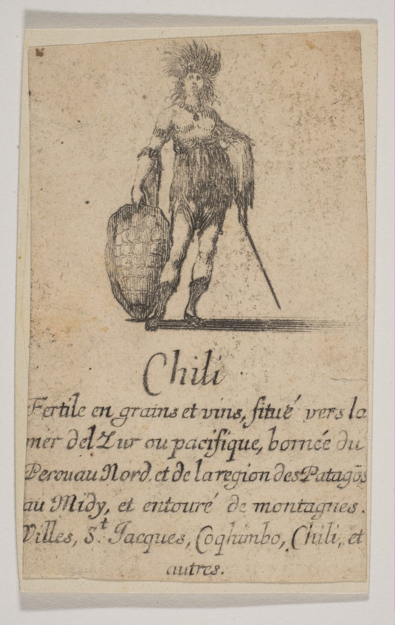 Chile, Game of Geography Game of Geography, 1644. tekijältä Stefano della Bella