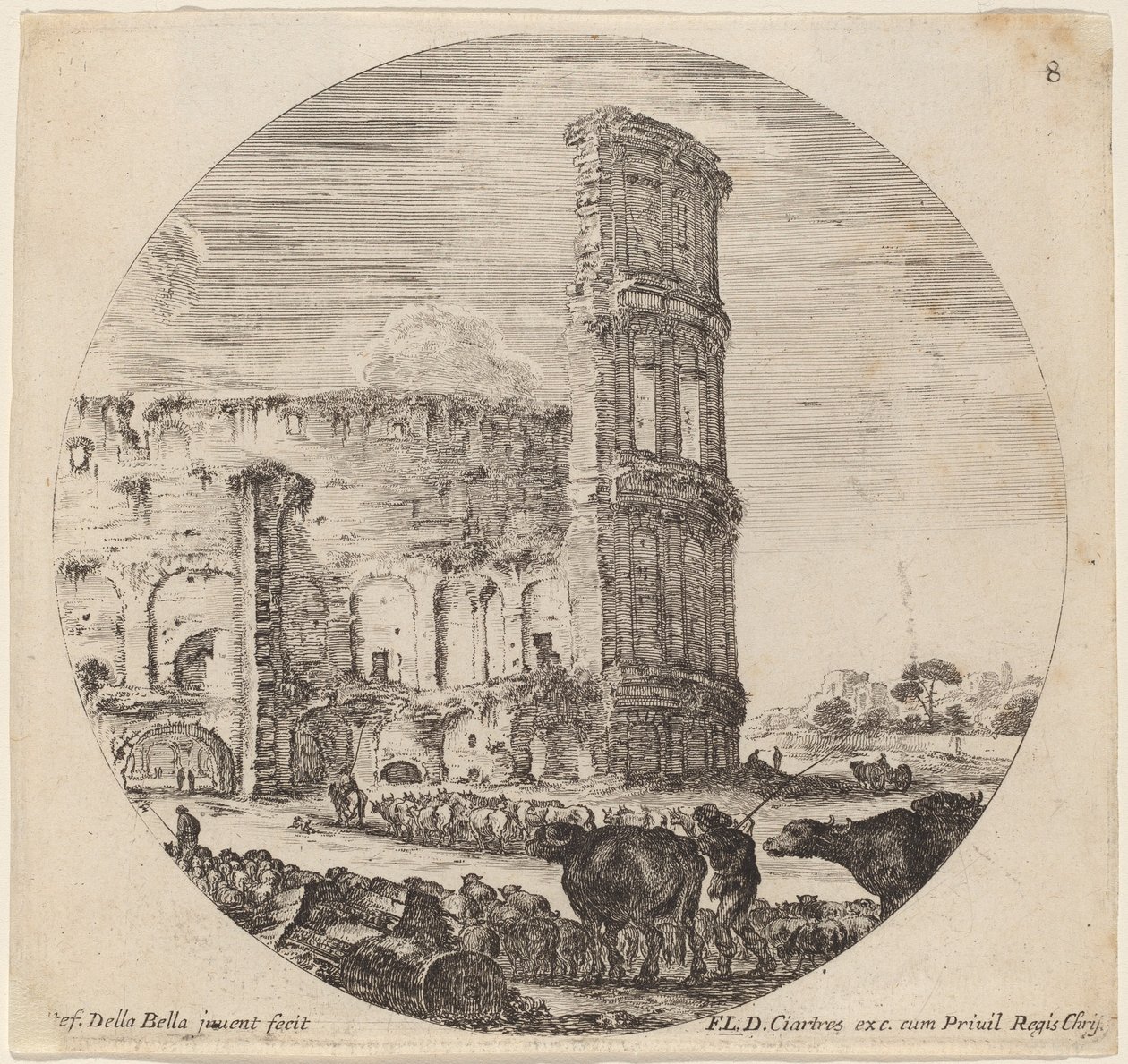 Colosseum tekijältä Stefano della Bella