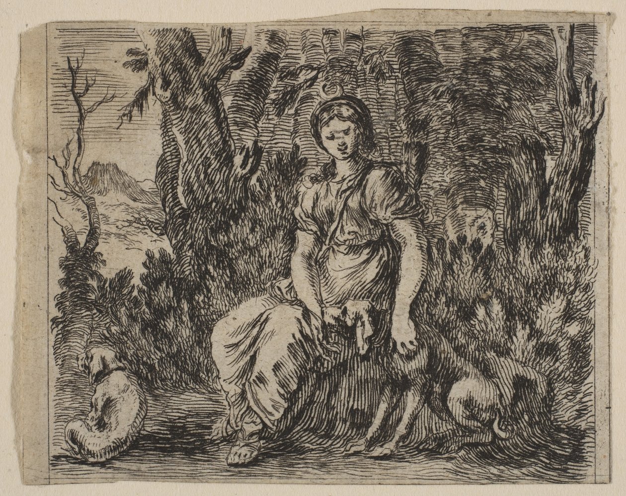 Diana, Game of Mythology Game of Mythology, 1644. tekijältä Stefano della Bella