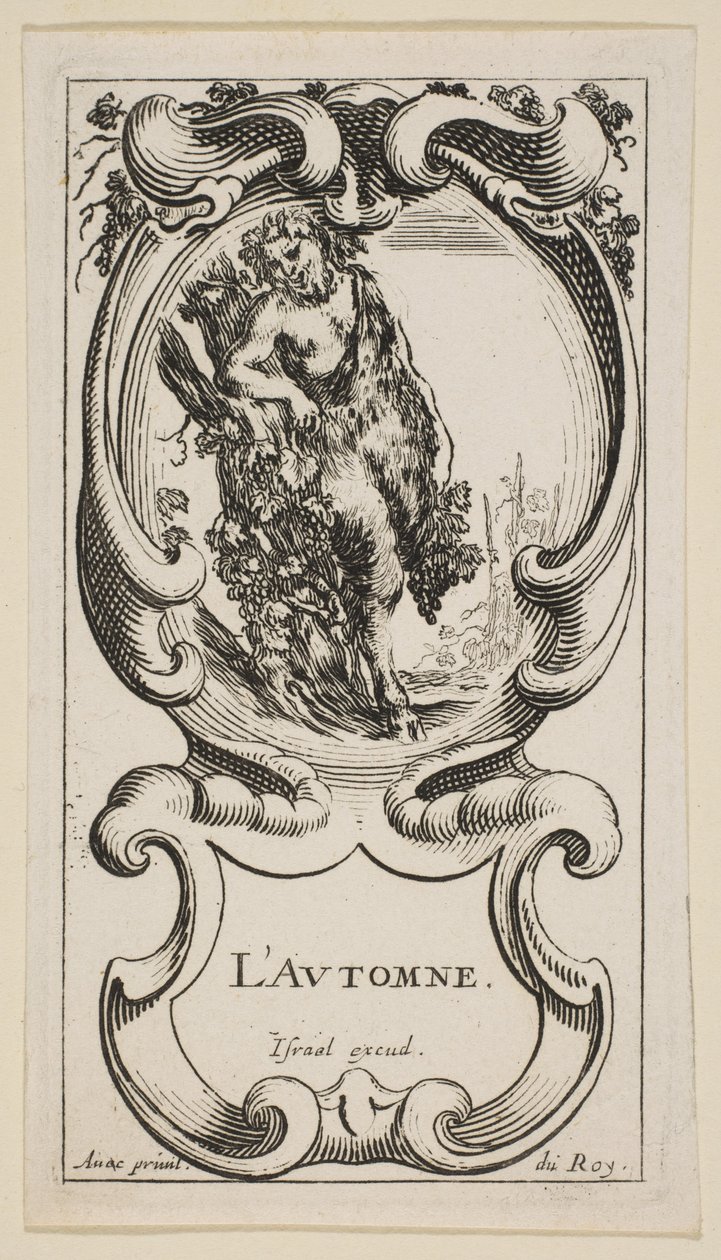 Syksy LAutomne, elokuvasta The Four Seasons, n. 1641. tekijältä Stefano della Bella
