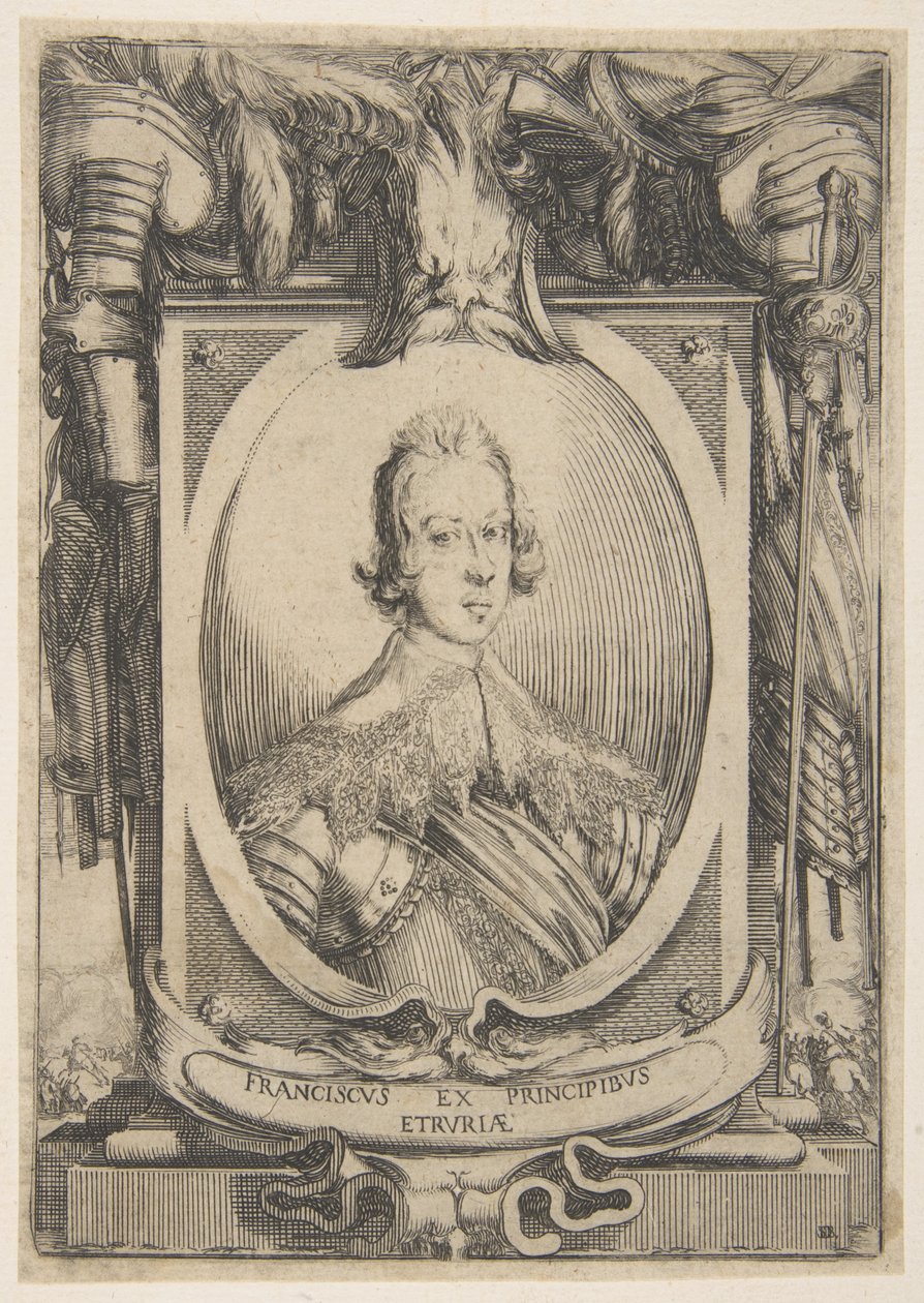Francesco de Medici, Toscanan prinssi, n. 1634. tekijältä Stefano della Bella