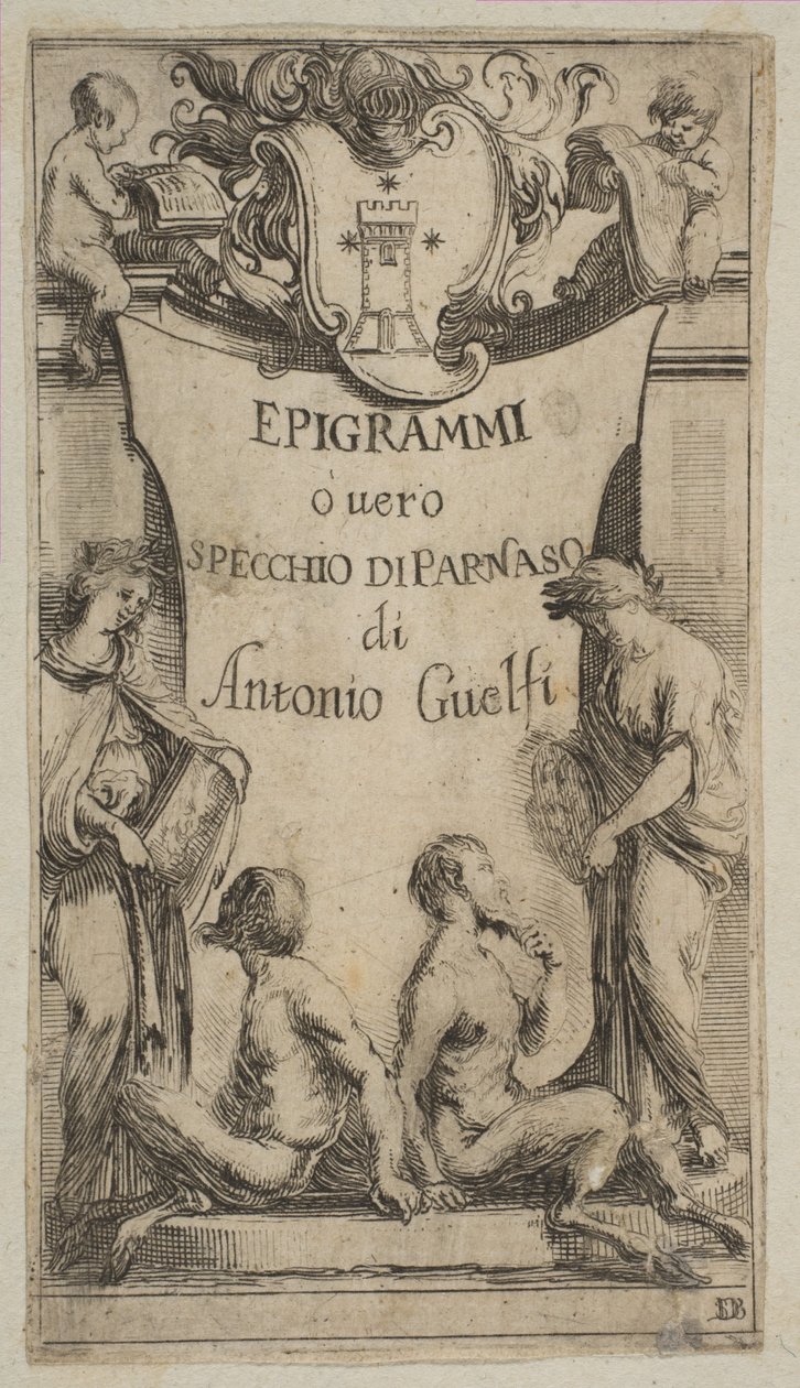 Epigrammi de Guelfin etukappale, n. 1636. tekijältä Stefano della Bella
