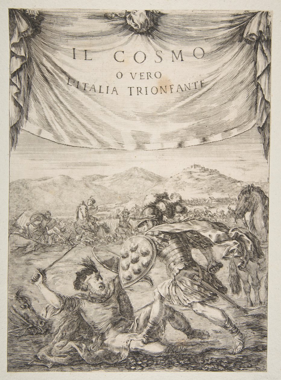 Il Cosmon etukappale, 1650. tekijältä Stefano della Bella