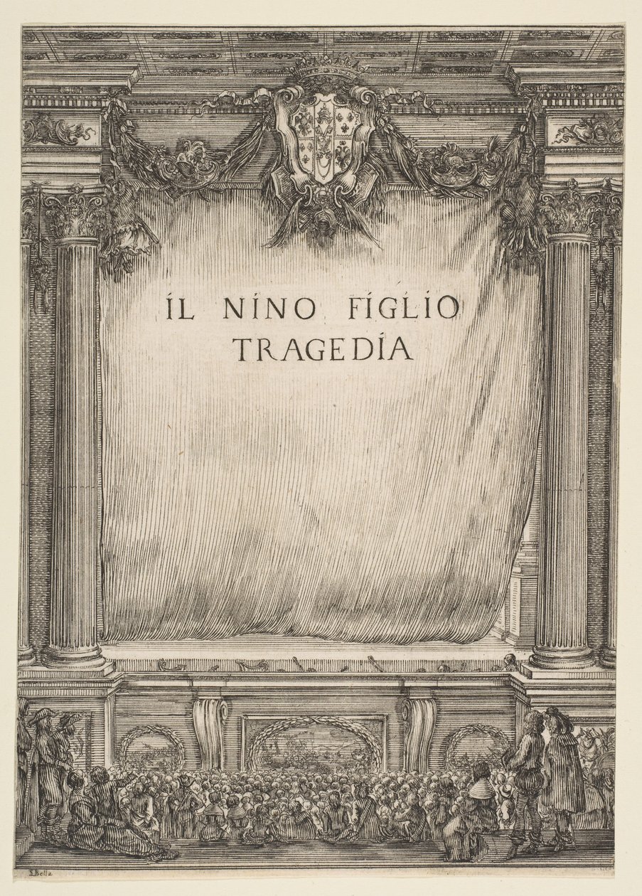 Il Nino Sonin etukappale, 1655. tekijältä Stefano della Bella