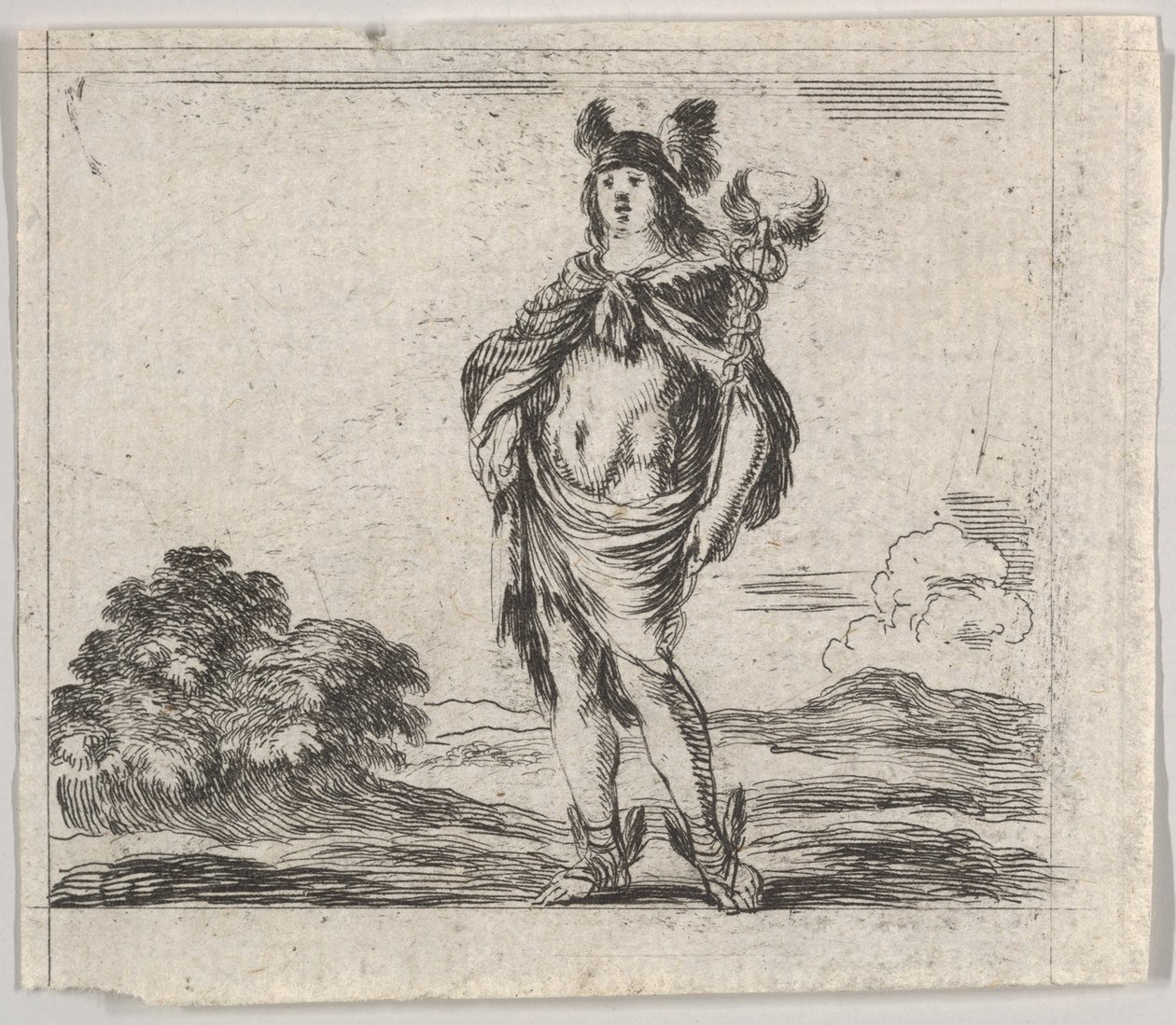 Mercury, Game of Mythology Jeu de la Mythologie, 1644. tekijältä Stefano della Bella