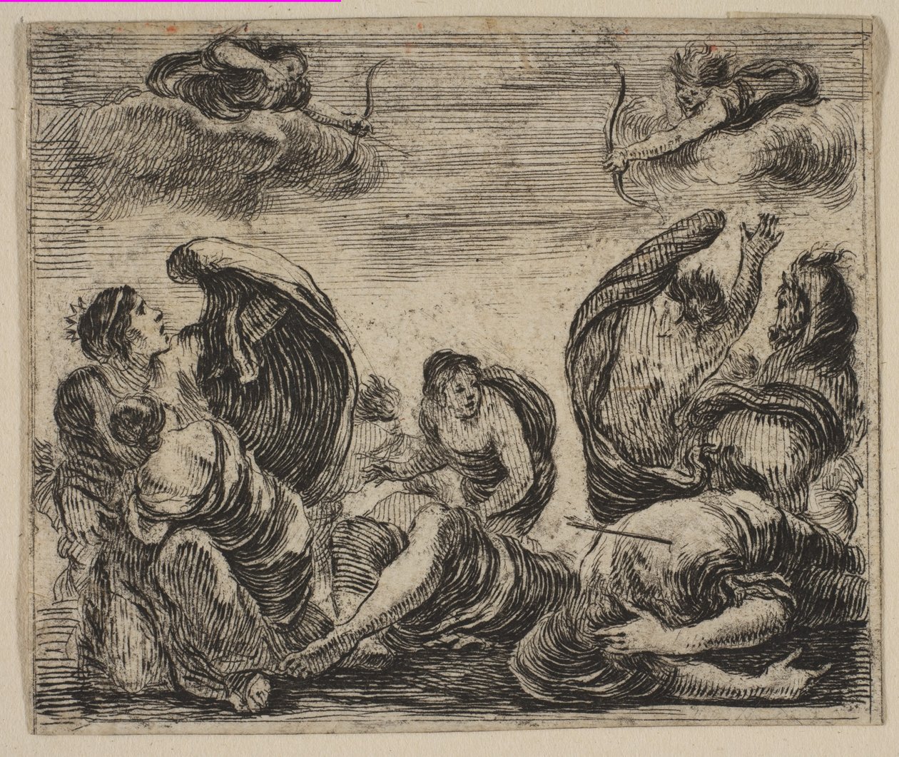 Niobe, Game of Mythology Game of Mythology, 1644. tekijältä Stefano della Bella