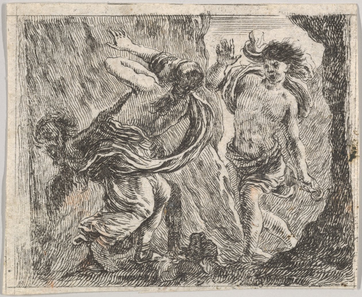 Orpheus ja Eurydice, Game of Mythology Jeu de la Mythologie, 1644. tekijältä Stefano della Bella