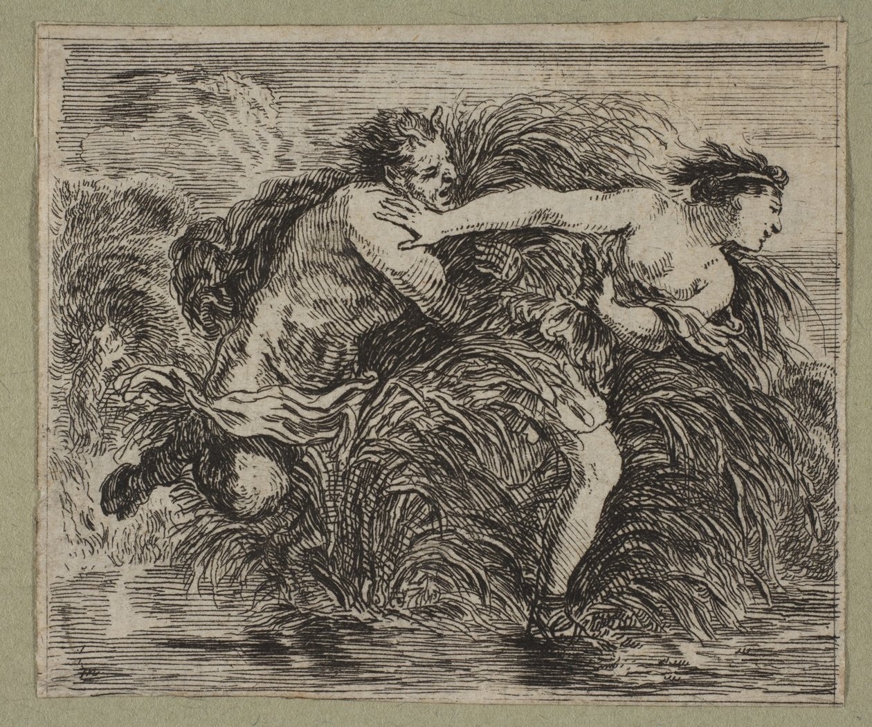 Pan ja Syrinx, 1644 tekijältä Stefano della Bella