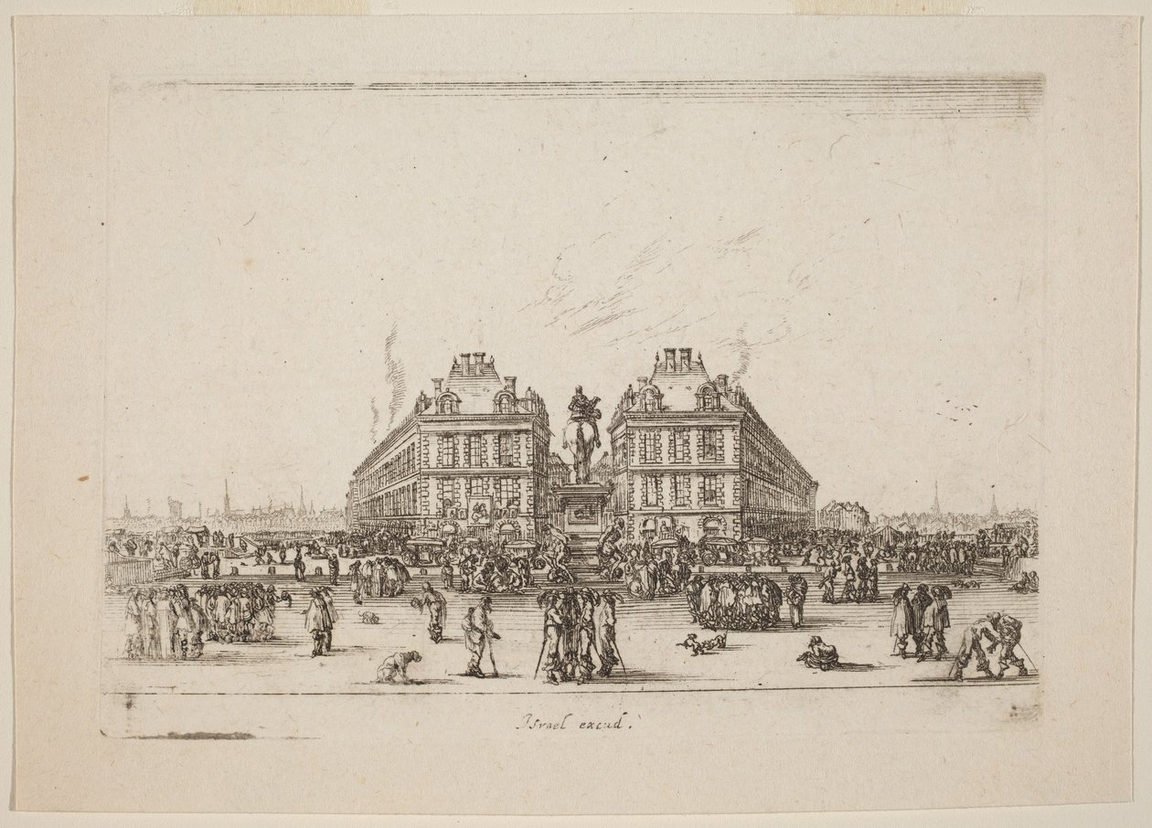 Place Dauphine tekijältä Stefano della Bella