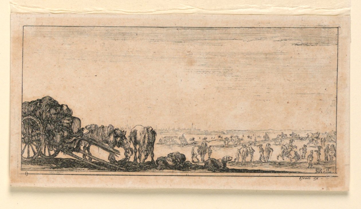 Levy 8, teoksesta "Designs for Some Troop Conduct, Cannons, and Attacks on Towns" tekijältä Stefano della Bella