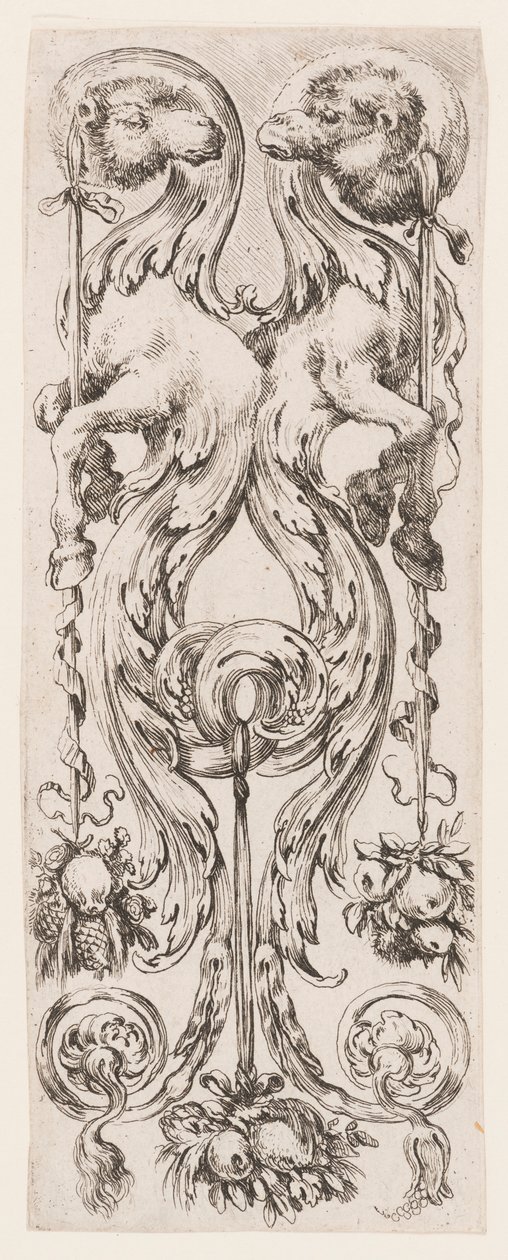 Lautas, Ornamenti o Grotteschelta (Ornamentit tai Grotesques) tekijältä Stefano della Bella