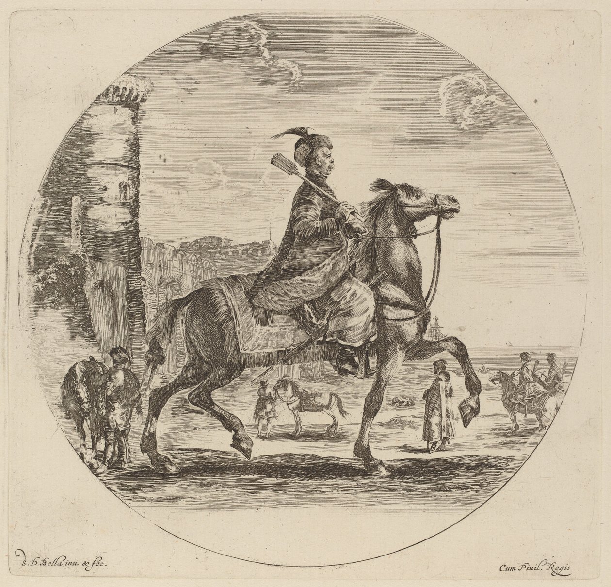 Puolan Cavalier tekijältä Stefano della Bella