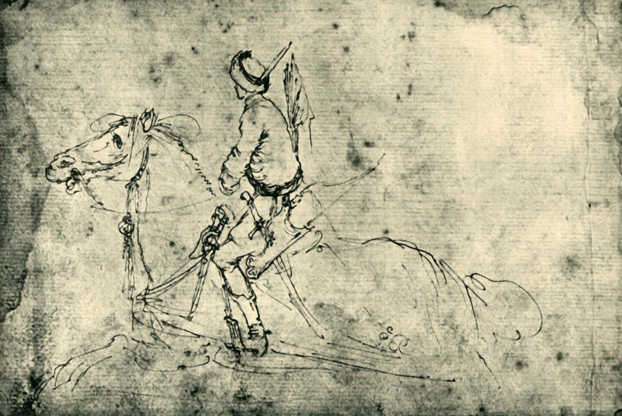 Puolalainen ratsumies, 1633-1634, 1943. tekijältä Stefano della Bella