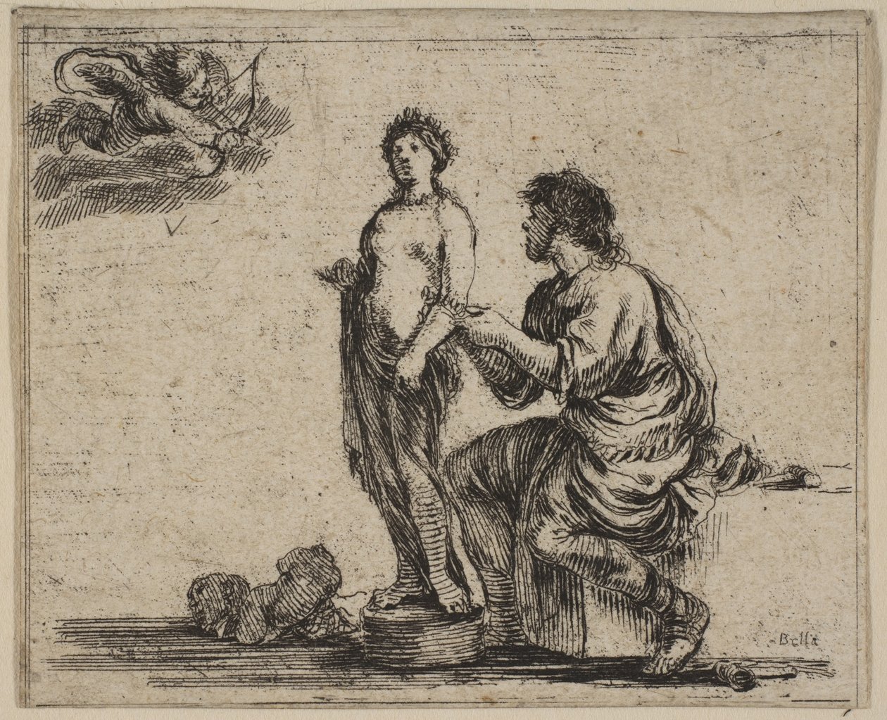 Pygmalion, Game of Mythology Game of Mythology, 1644. tekijältä Stefano della Bella
