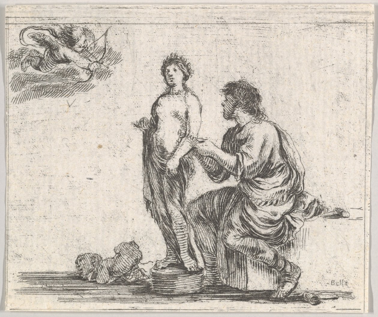 Pygmalion, Game of Mythology Game of Mythology, 1644. tekijältä Stefano della Bella