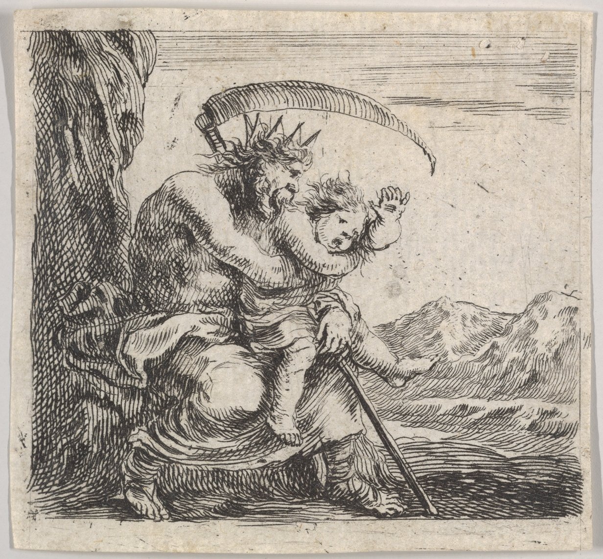 Saturn, Game of Mythology Game of Mythology, 1644. tekijältä Stefano della Bella