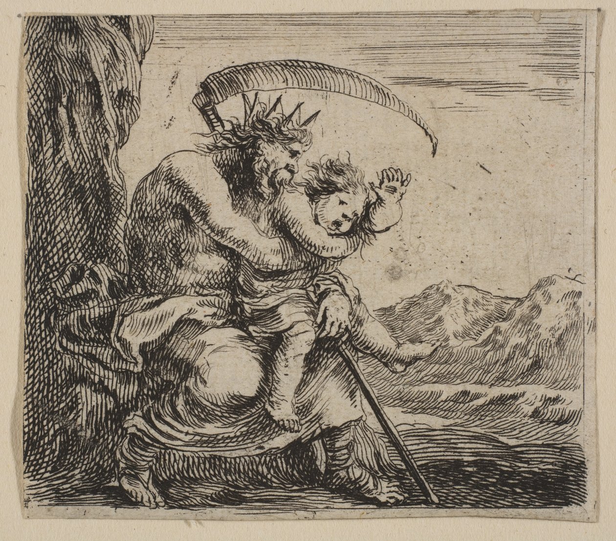 Saturn, Game of Mythology Game of Mythology, 1644. tekijältä Stefano della Bella