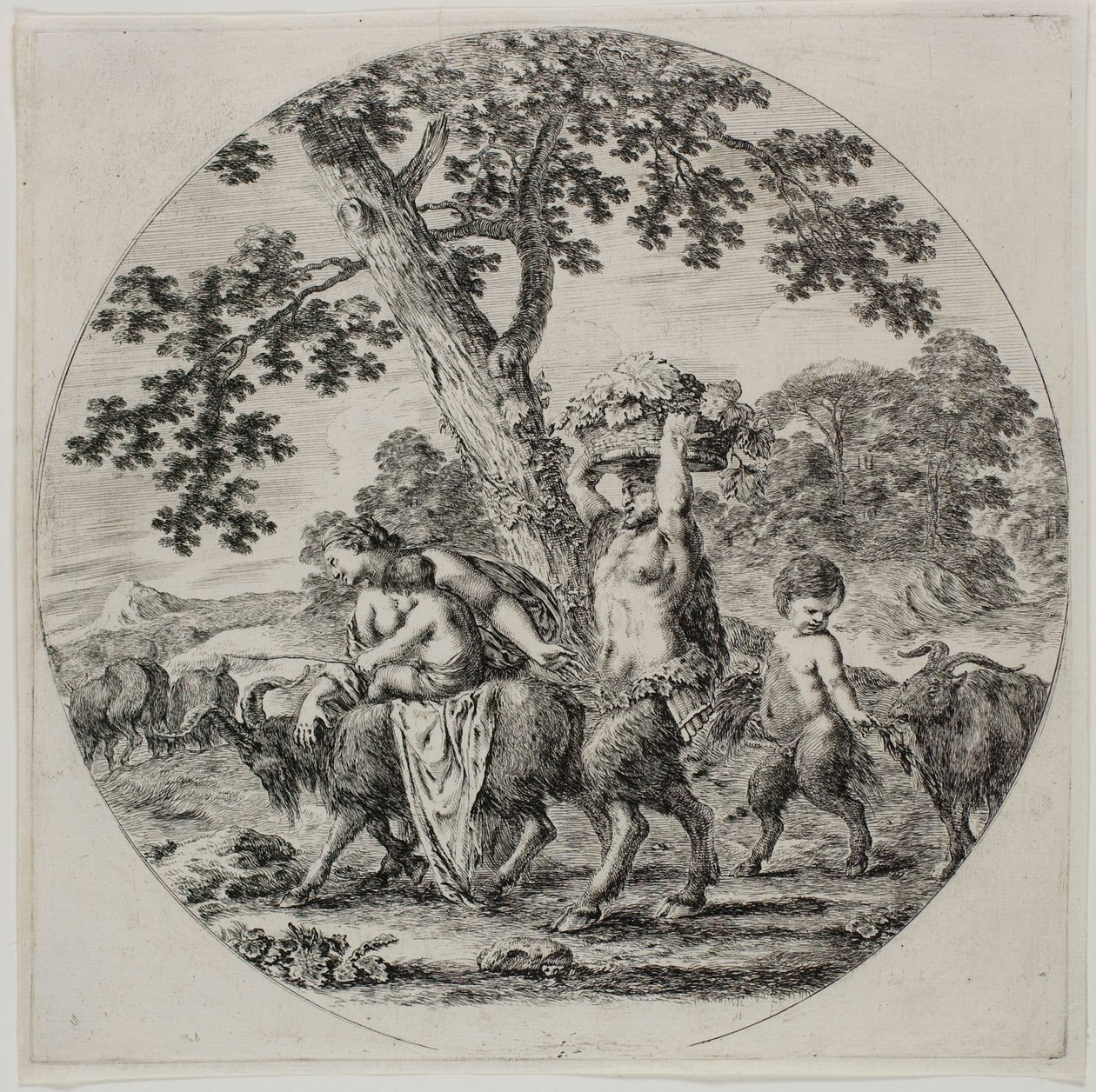 Satyr-perhekävely tekijältä Stefano della Bella