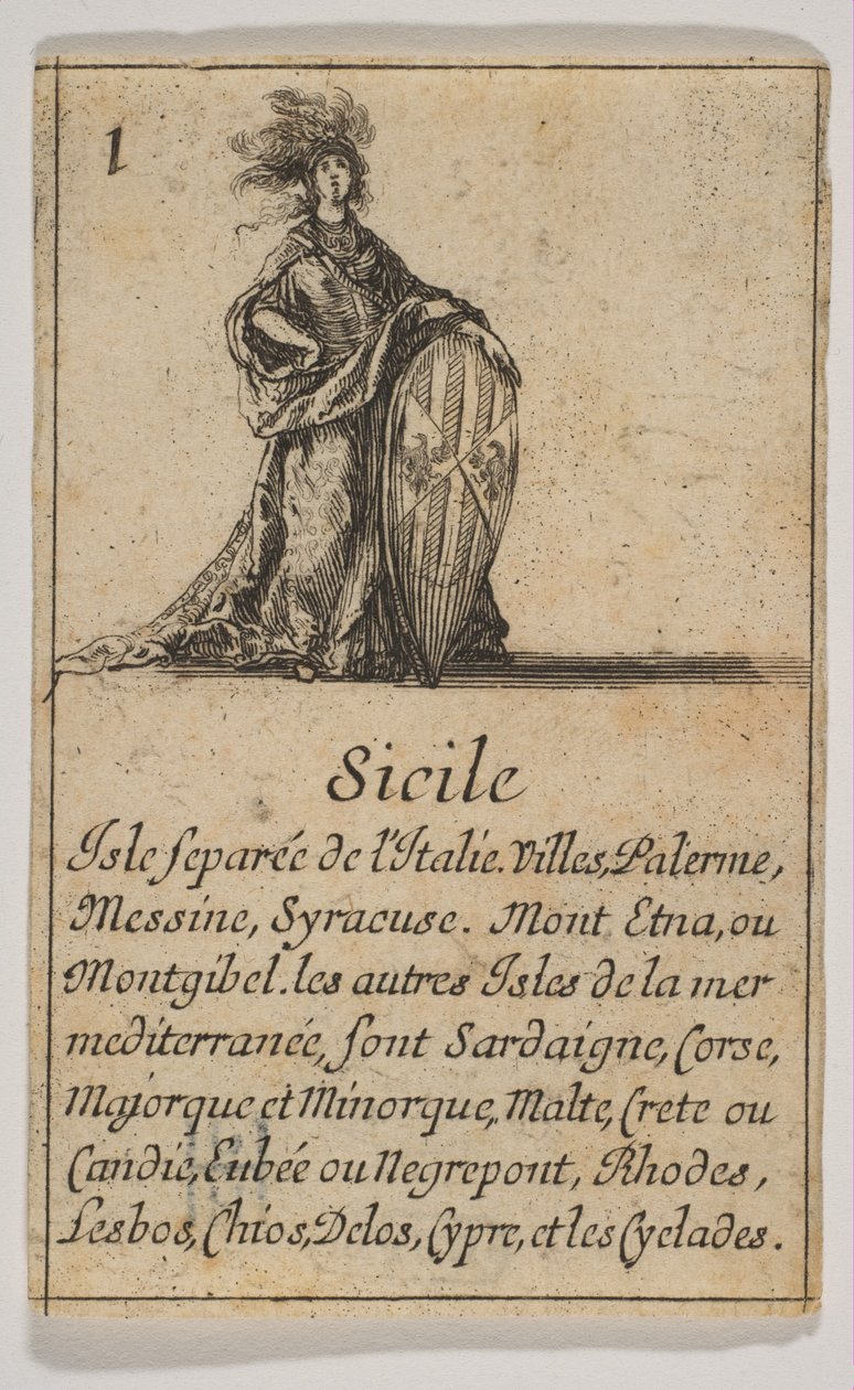 Sisilia, 1644. tekijältä Stefano della Bella