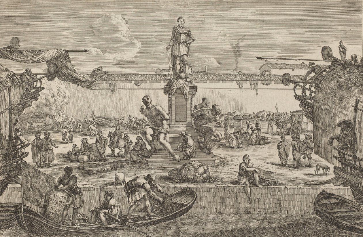 Ferdinand I:n patsas, luultavasti n. 16541655. tekijältä Stefano della Bella