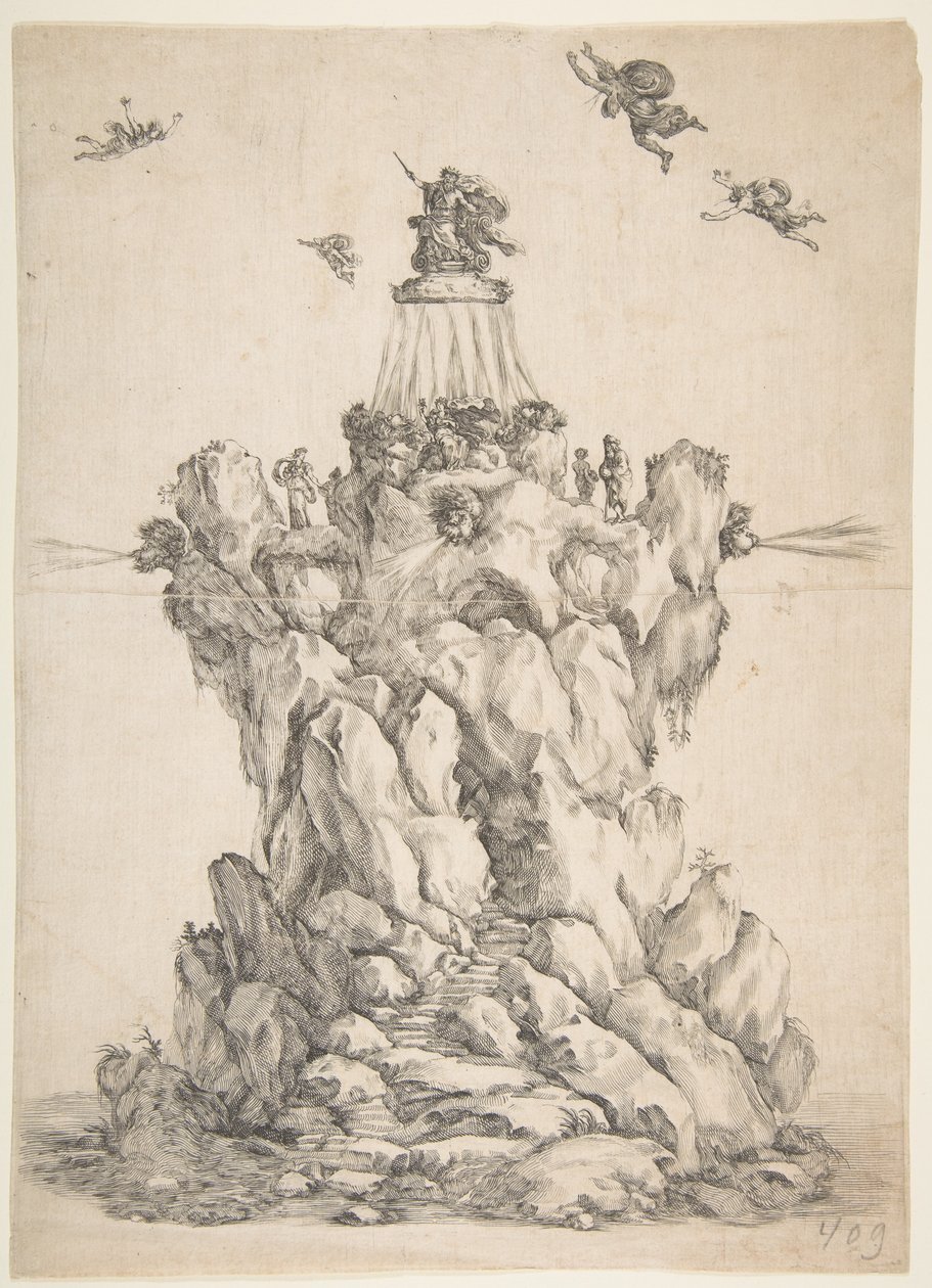 Aeoloksen kallio, 1652. tekijältä Stefano della Bella