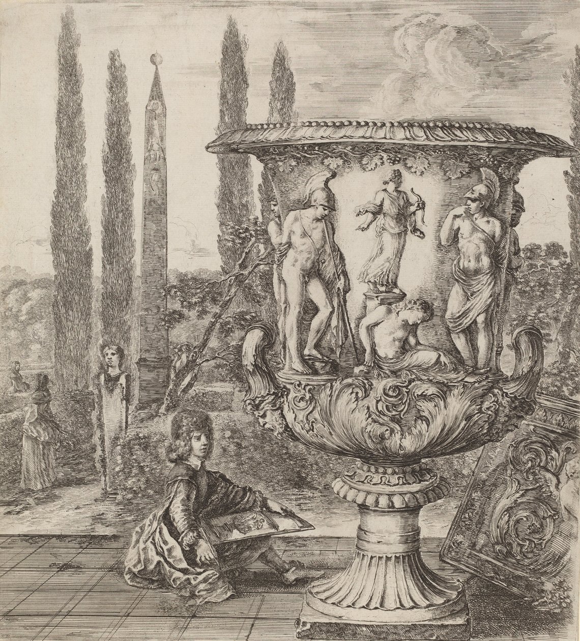 Medici-maljakko, 1656. tekijältä Stefano della Bella