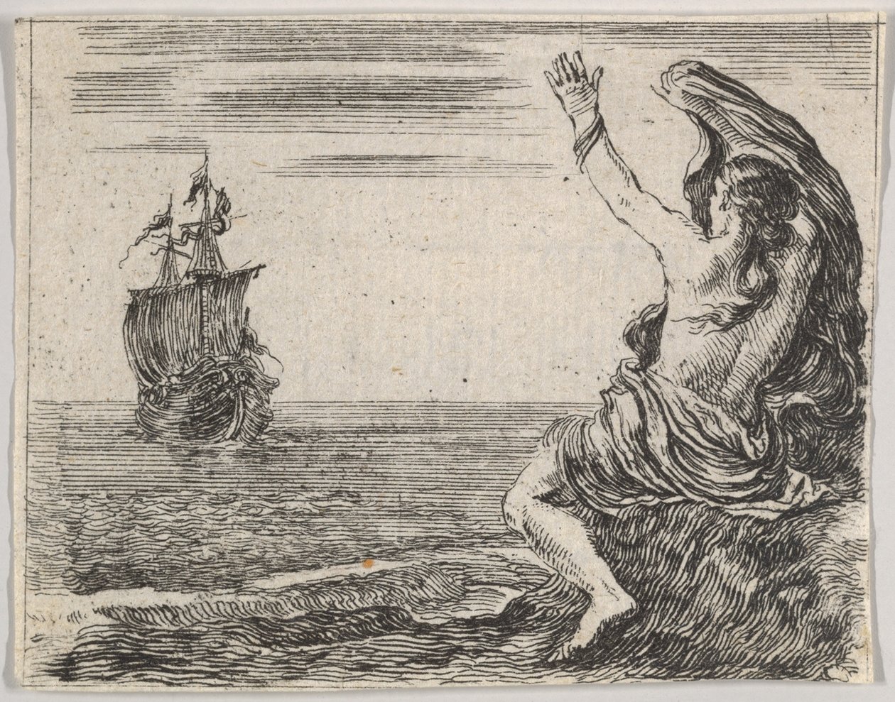 Theseus ja Ariadne, Game of Mythology Jeu de la Mythologie, 1644. tekijältä Stefano della Bella