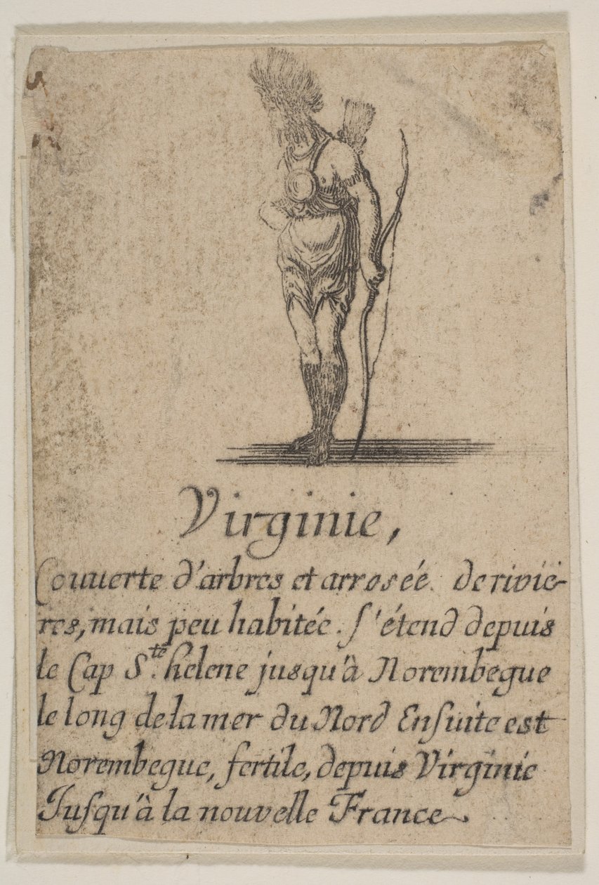Virginia, Game of Geography -pelistä Game of Geography, 1644. tekijältä Stefano della Bella