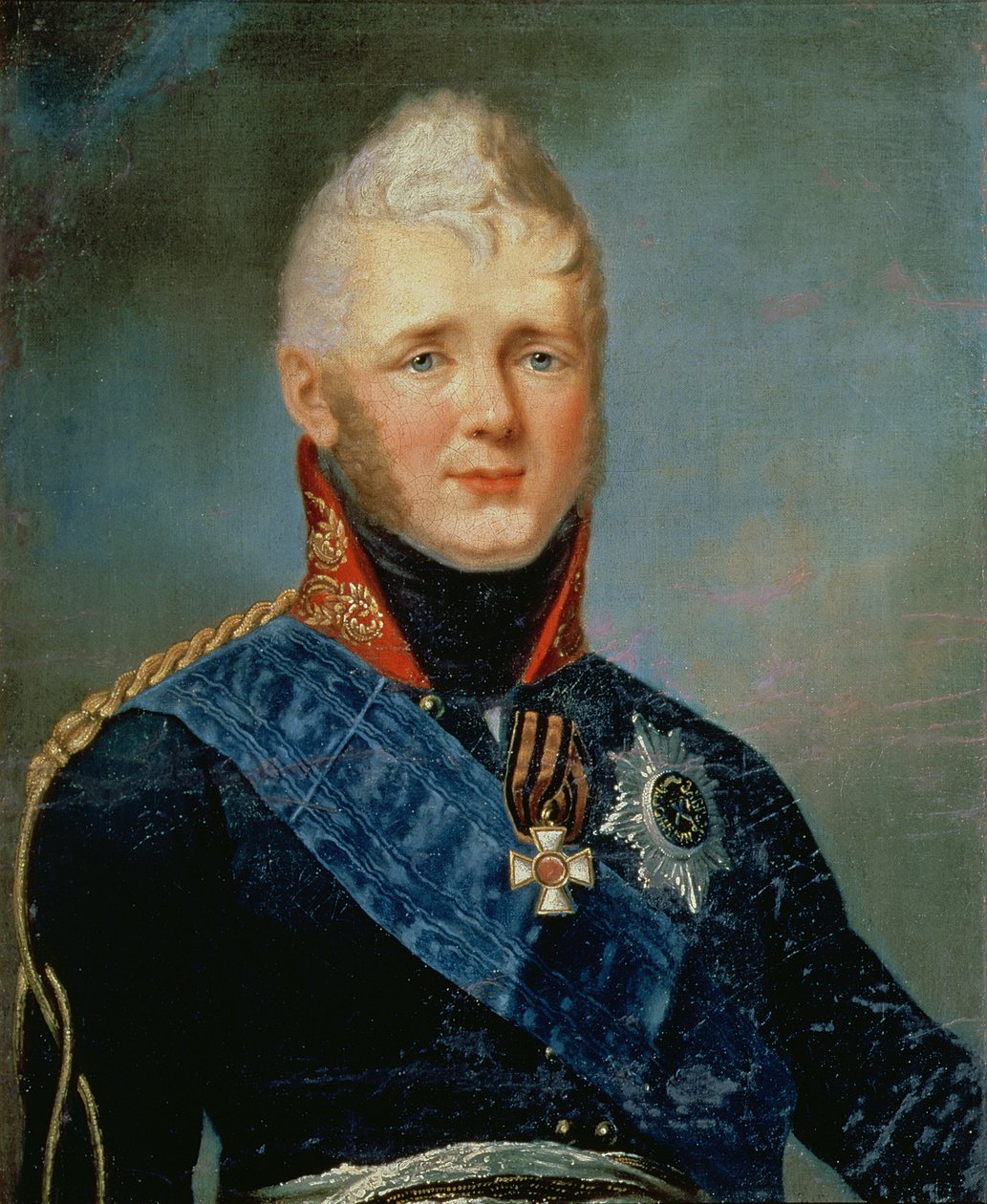 Keisari Aleksanteri I:n (1777-1825) muotokuva tekijältä Stepan Semenovich Shchukin