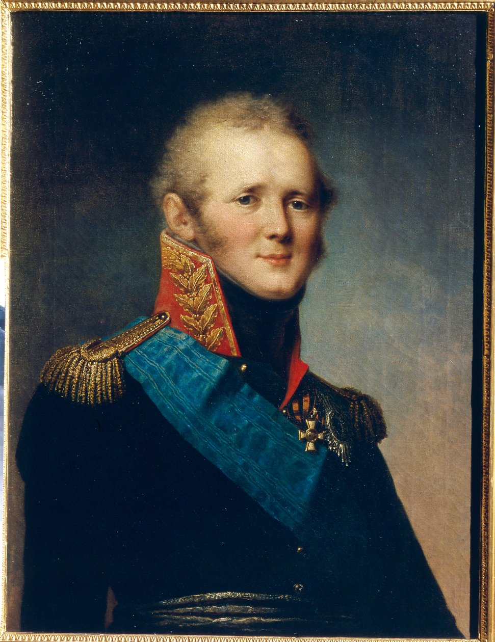 Keisari Aleksanteri I:n (1777-1825) muotokuva tekijältä Stepan Semenovich Shchukin