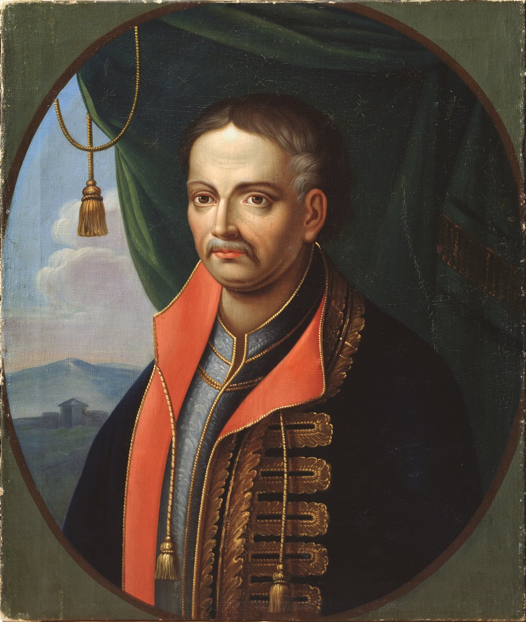 Hetmani Ivan Mazepan muotokuva 1639-1709 tekijältä Stepan Zemlykov