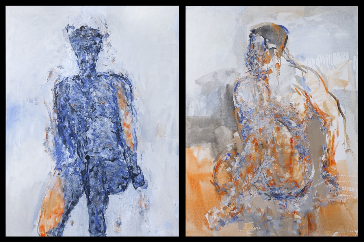 Diptyykki Duncan Humesta tanssimassa 38-vuotiaana, 2011 tekijältä Stephen Finer