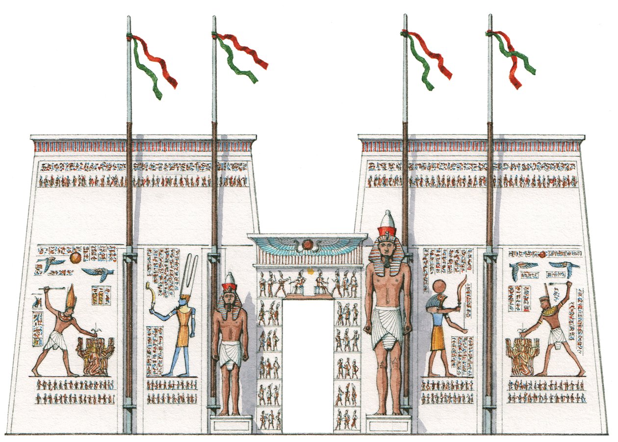 10. pyloni, Karnak, Egypti tekijältä Stephen Conlin