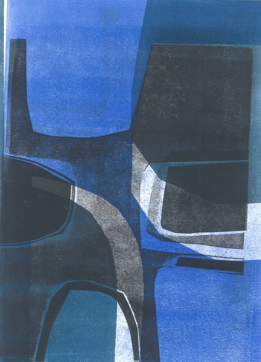 Arches, 2015 (monoprintti paperille) tekijältä Stephen Dow