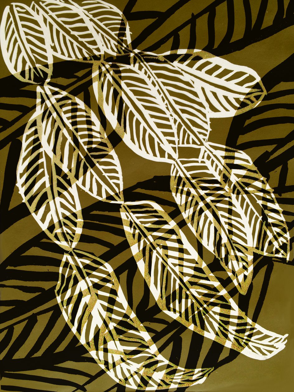 Cascade Leaf I, 2018 (digitaalinen) tekijältä Stephen Dow