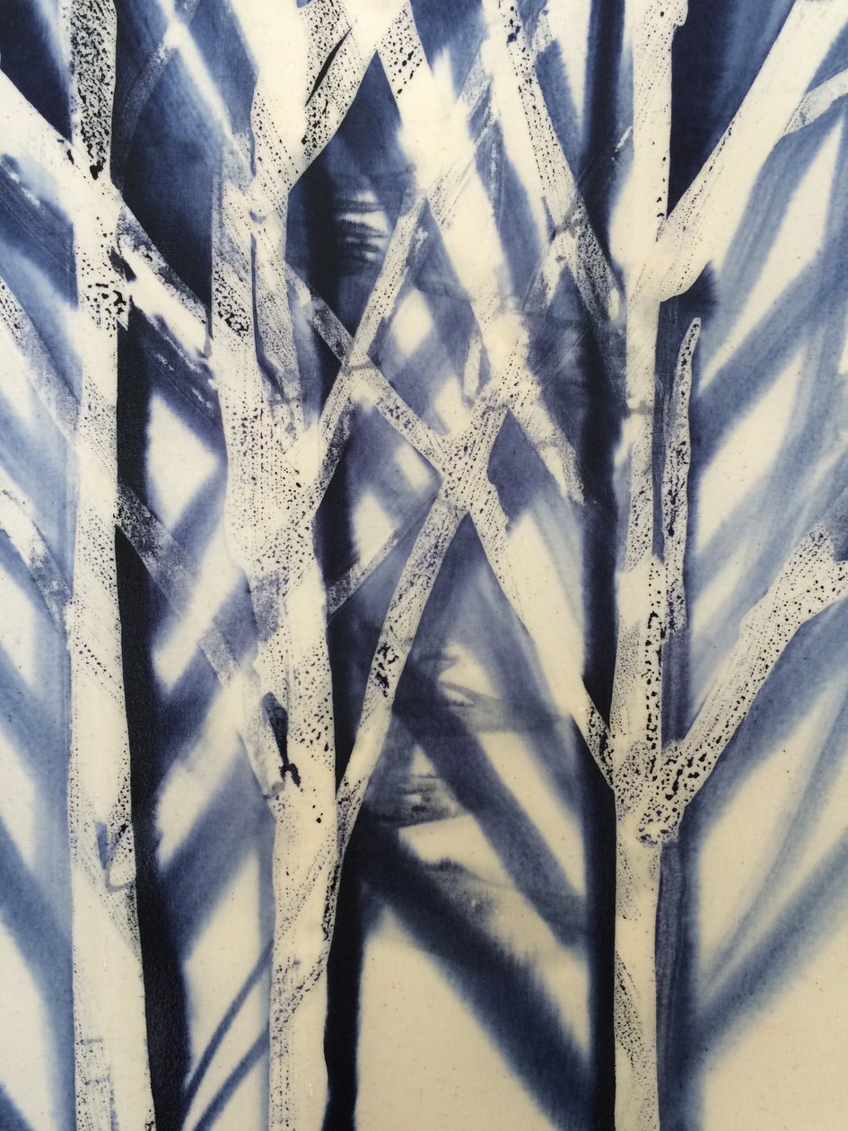 Tree II, 2016 (vaha kankaalle) tekijältä Stephen Dow