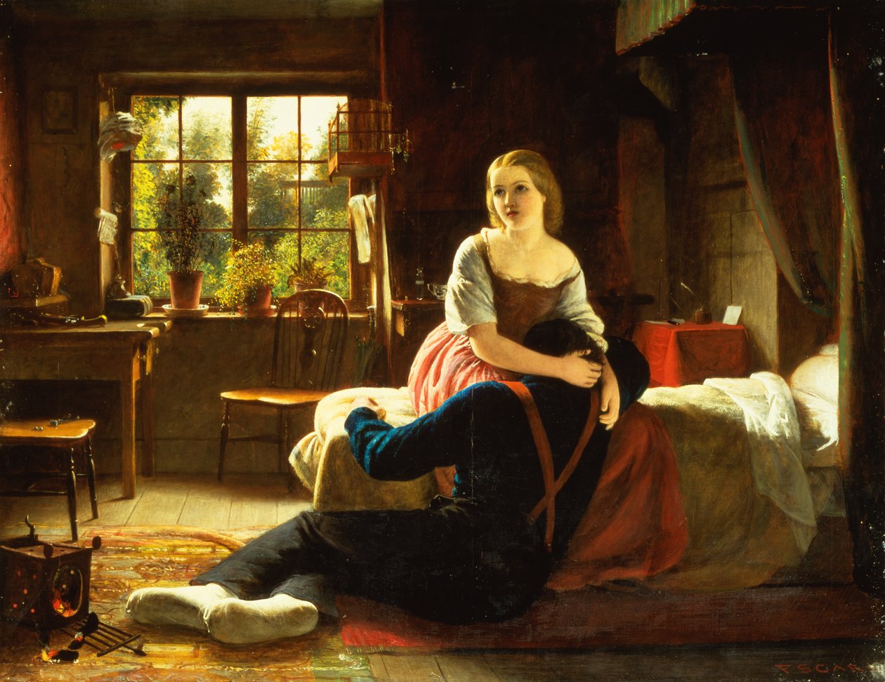 Lohdutus (öljy kankaalle) tekijältä Stephen Francis Cary