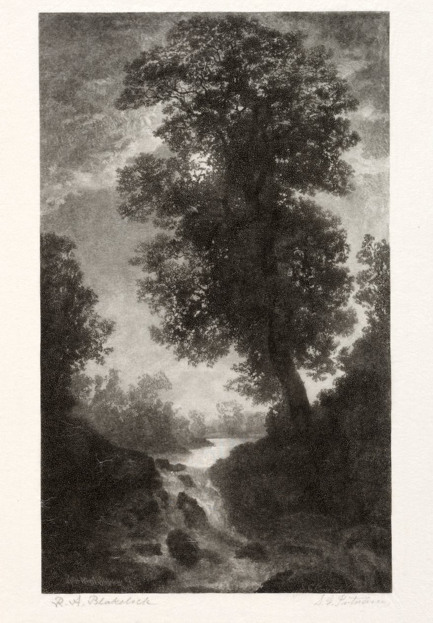 Moonlightin vesiputous, 1887. tekijältä Stephen Greeley Putnam