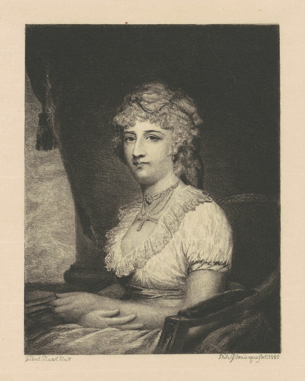Rouva Phillip Nicklin (Julianna Chew) tekijältä Stephen James Ferris, after Gilbert Stuart