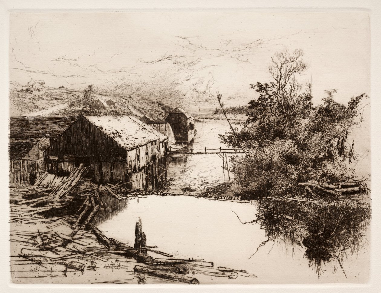 Mills at Mispek, N.B., 1884. tekijältä Stephen Parrish