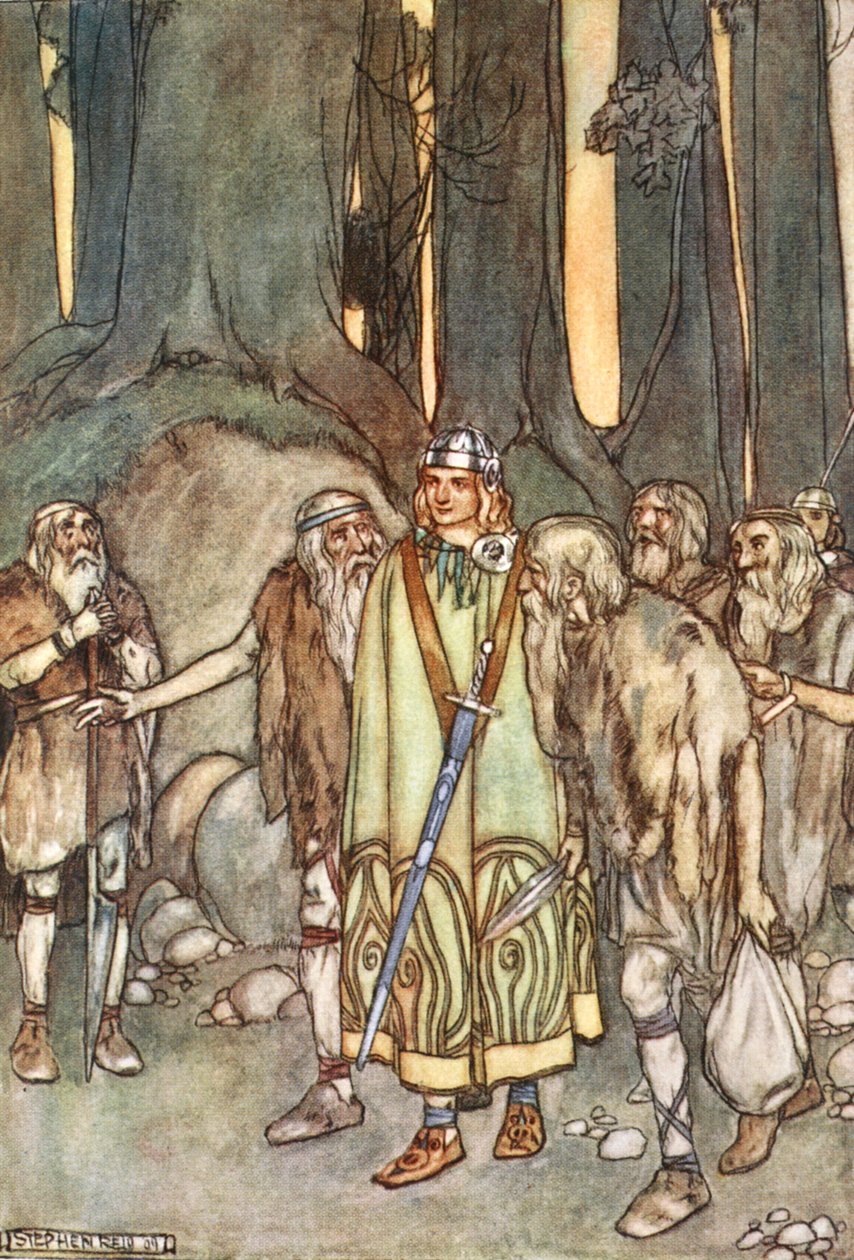 "Ja sinä yönä oli juhlaa ja iloa yksinäisessä majassa", vuosi 1910. tekijältä Stephen Reid
