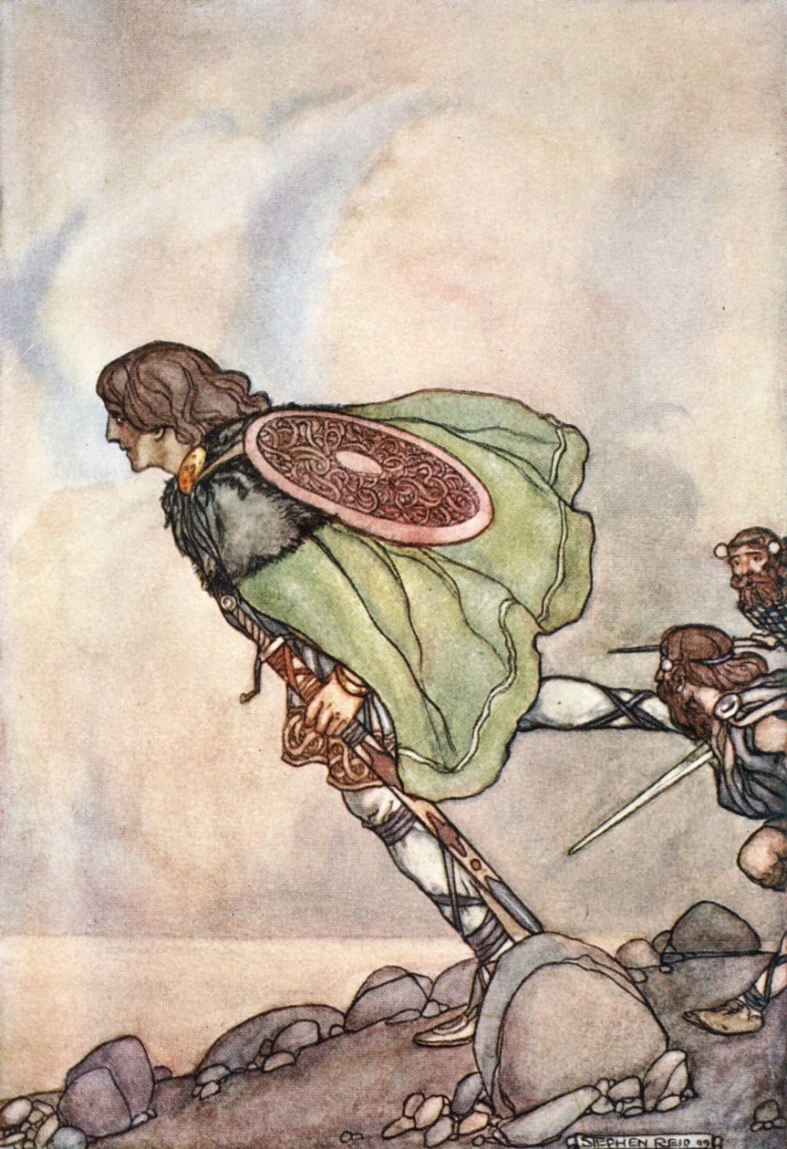 "He juoksivat häntä kukkulalla ja tasangolla", vuonna 1910. tekijältä Stephen Reid