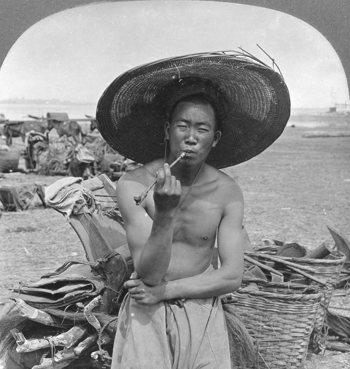 Tyypillinen kiinalainen, Bhamo, Burma, 1908 tekijältä Stereo Travel Co