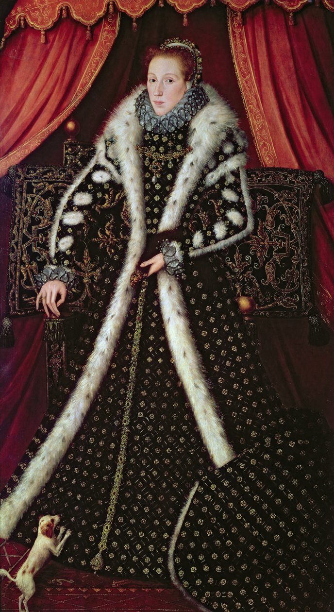 Frances Sidney, Sussexin kreivitär, noin 1565 (paneeli). tekijältä Steven van der Meulen