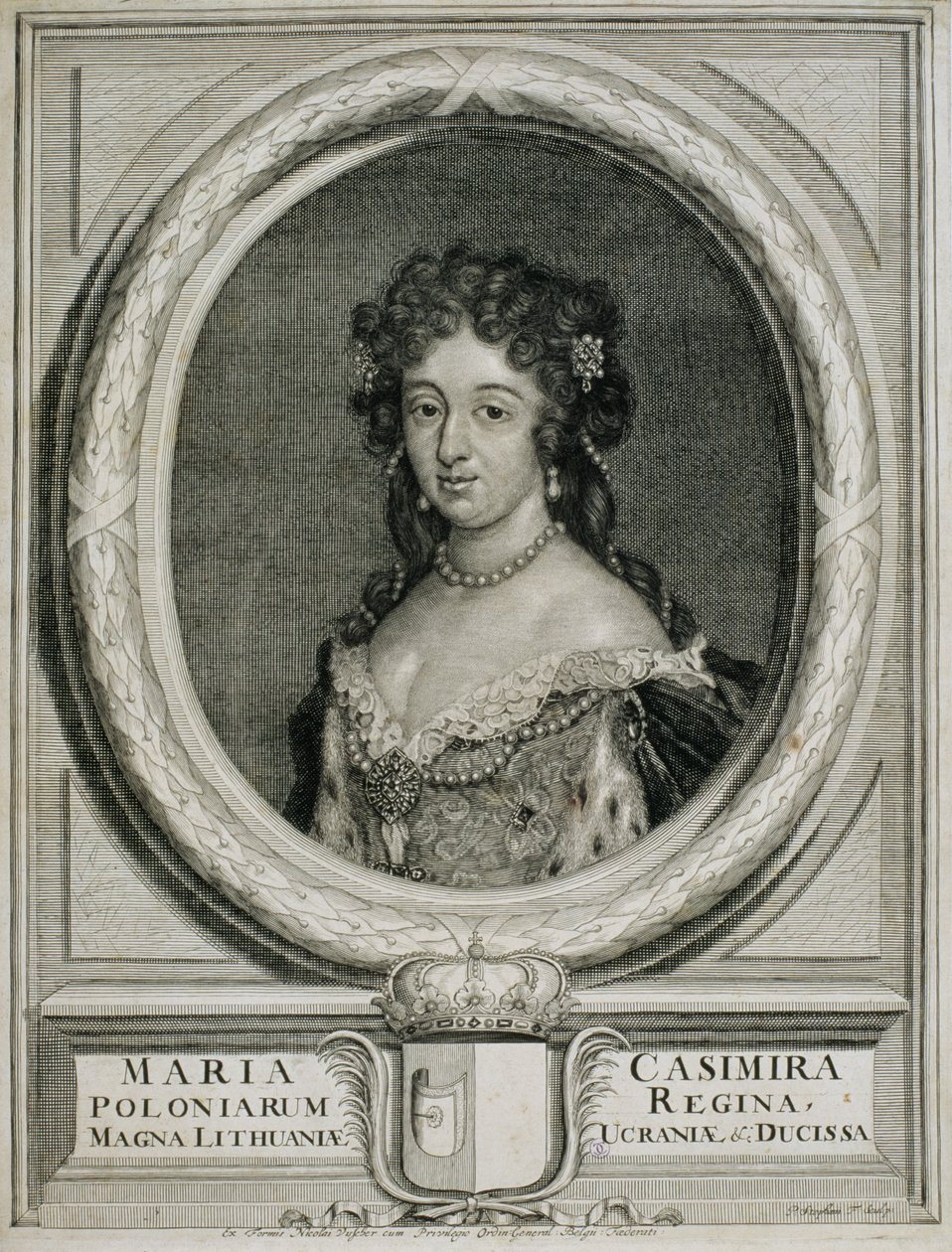 Maria Kazimiera Sobieska (1641-1716) 1674 tekijältä Pieter Stevens or Stephani